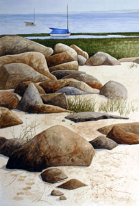 Struna Galleries of Brewster and Chatham, Cape Cod Watercolor Paintings of New England and Cape Cod